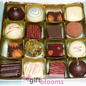 Exquisite 16 Piece Chocolate Truffle Assortment - 